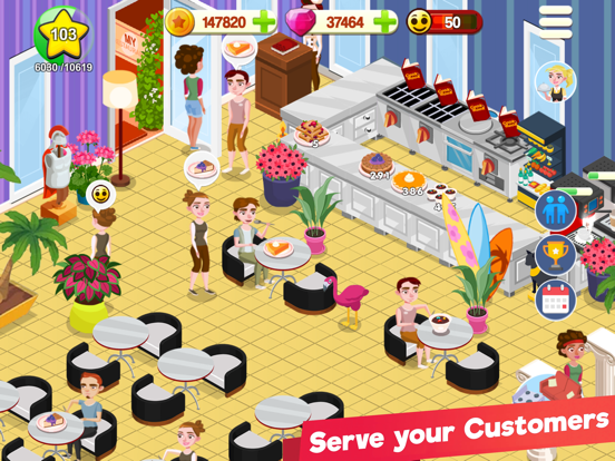 Restaurant Cafe Idle Tycoon iPad screenshot 5 - Games app