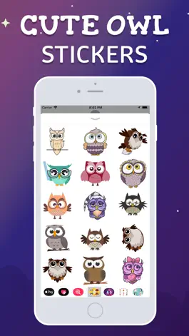 Game screenshot Cute Owl Emojis hack