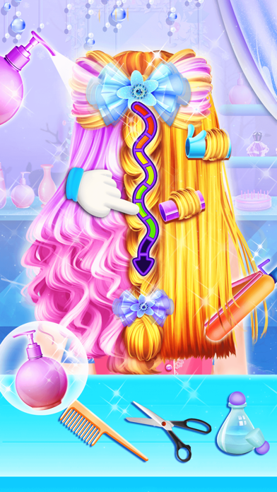 Trendy Hairstyle Design salon Screenshot