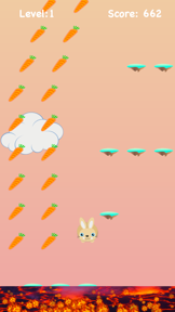 Lava Floor Escape: Jumpy Bunny screenshot
