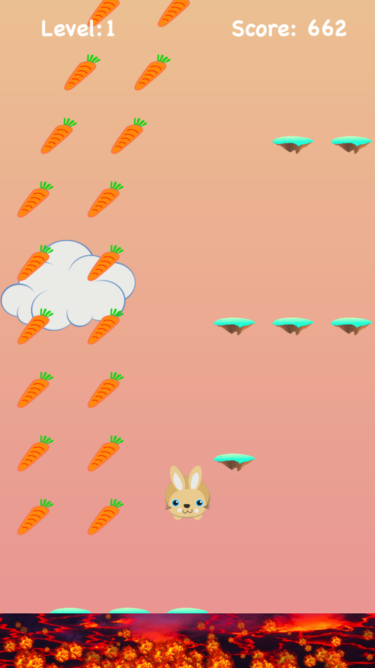 #2. Lava Floor Escape: Jumpy Bunny (iOS) 由: Appulet, Inc