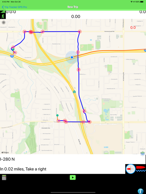 Trip Tracker GPS - All In One iPad screenshot 7 - Health & Fitness app