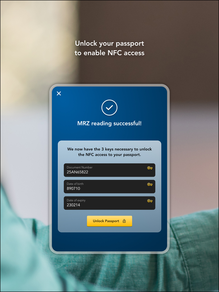 Passport NFC Reader