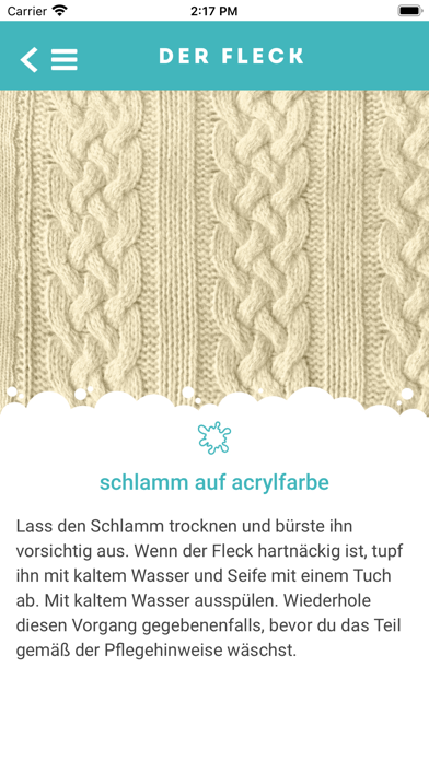 Mein Pflegeetikett Screenshot