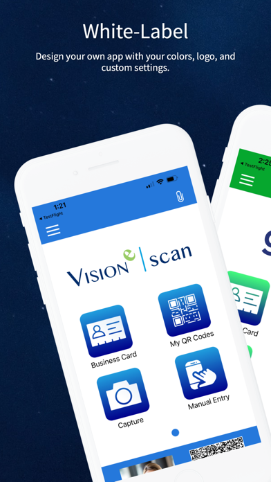 Visione Scan & Business Cards Screenshot