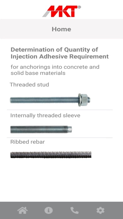 MKT Adhesive Volume app screenshot 2