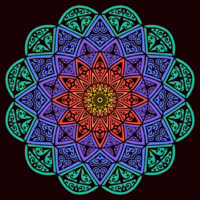 Mandala Maker symmetry doodle