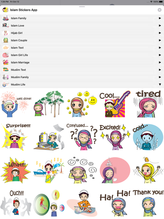Islamic Stickers: Ramadan Eid iPad screenshot
