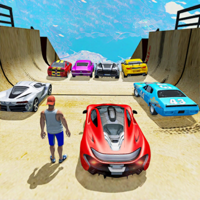 Superhero Car Games Mega Ramps