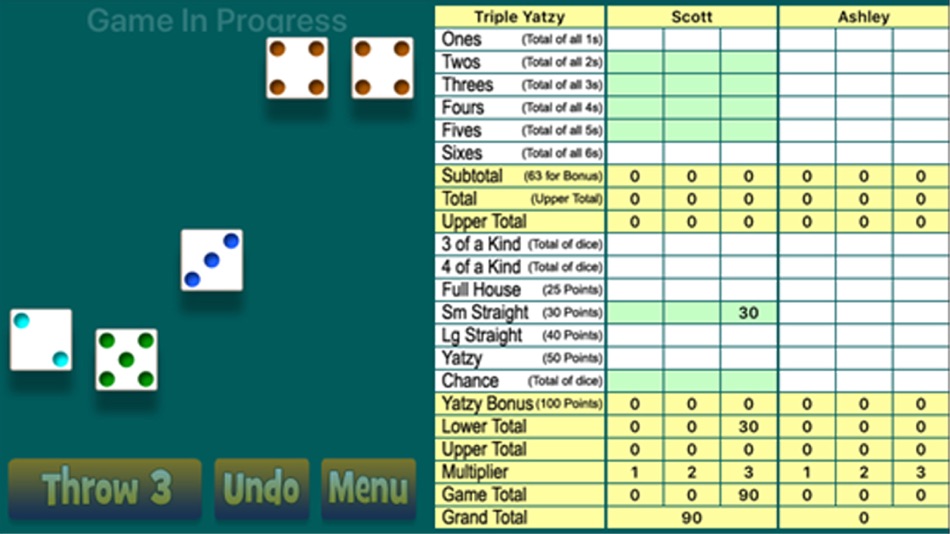 #1. Best Triple Yatzy Ever (iOS) Podle: Scott Slocum