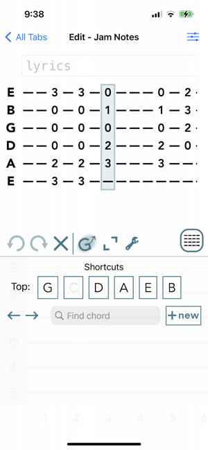 Guitar Tab Maker Screenshot