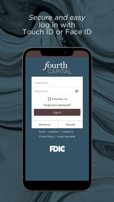 Fourth Capital Bank Screenshot