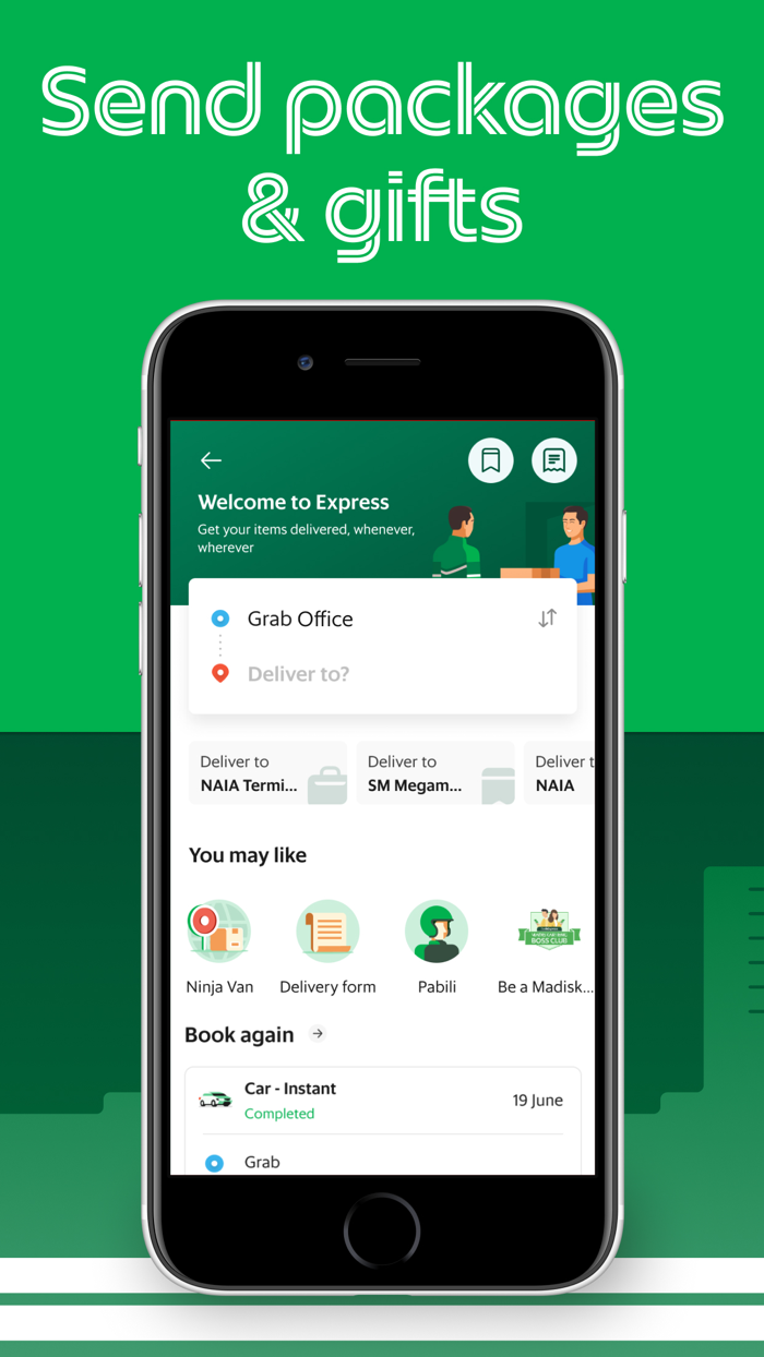 Grab Taxi Ride Food Delivery