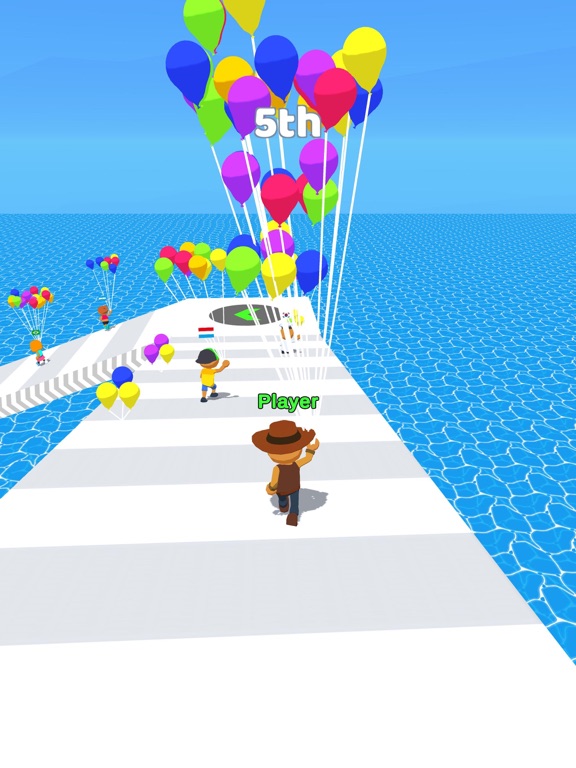 Screenshot #5 pour Balloon Race 3D!