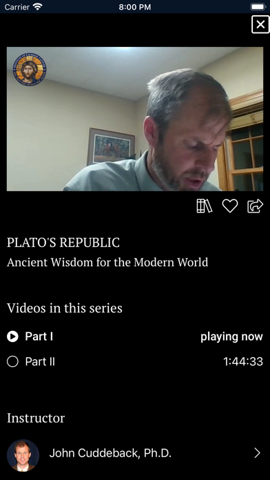 Institute of Catholic Culture Screenshot