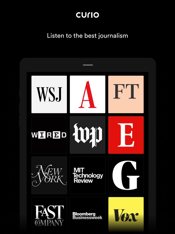 Curio - Audio Journalismのおすすめ画像1