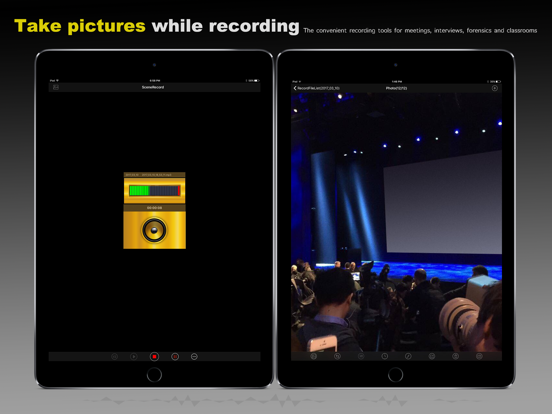 SceneRecord iPad screenshot 2 - Utilities app