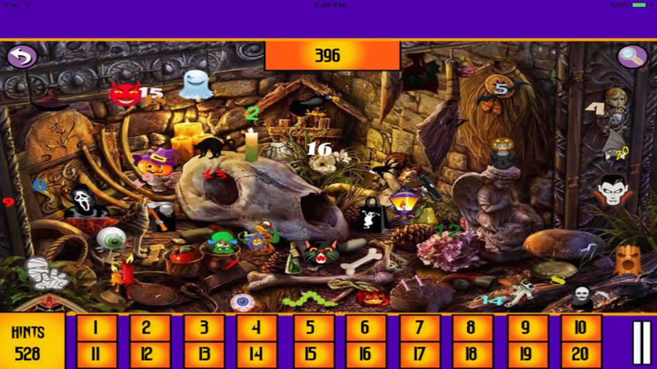 #5. Hidden Object:Halloween Number (iOS) By: Hiren Patel