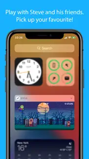 steve | widget dinosaur game iphone screenshot 3