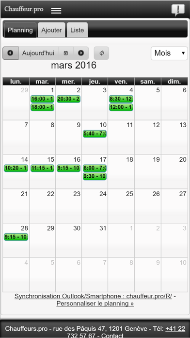Screenshot #2 pour Chauffeur.pro