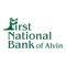 Start banking wherever you are with First National Bank of Alvin Mobile app