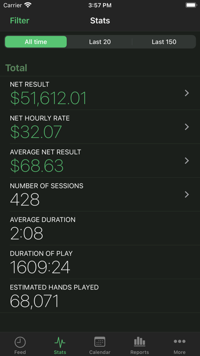 Screenshot #2 pour Poker Analytics 6 - Tracker