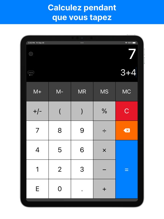 Screenshot #4 pour Calculator Pro Elite