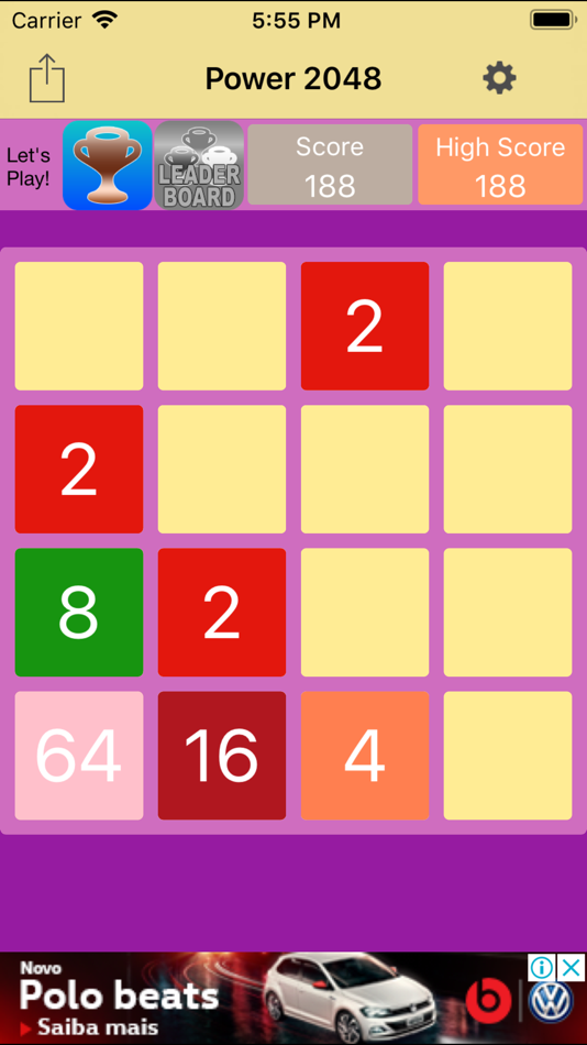 #1. Power 2048 (iOS) 由: Hotsource ESD