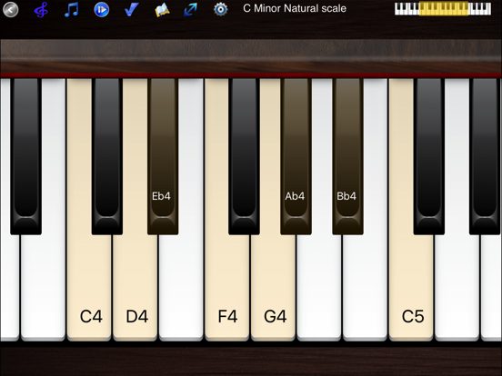 Screenshot #5 pour Échelles et accords de piano