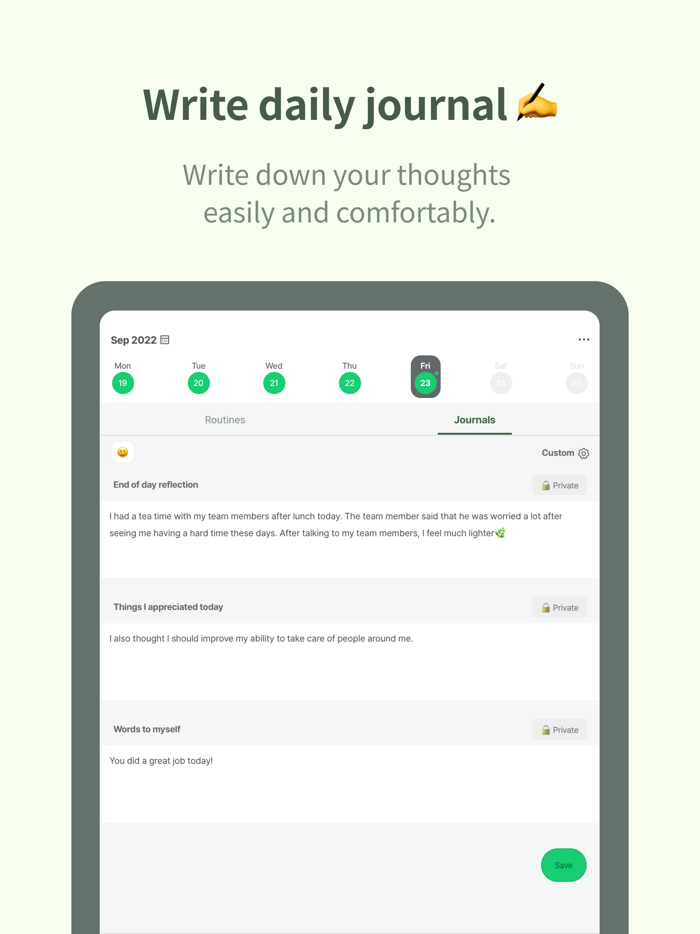 MyRoutine Daily habit tracker