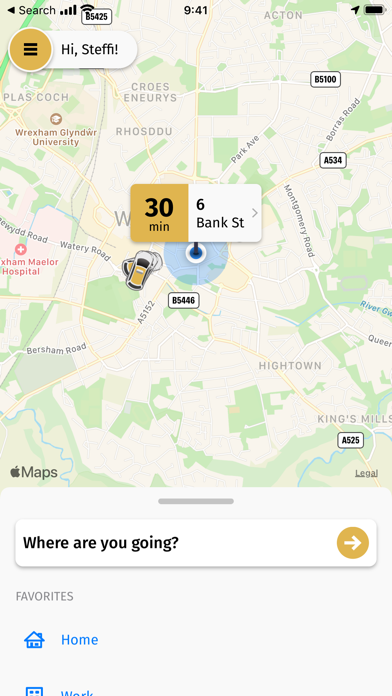 Wrexham Taxis Screenshot