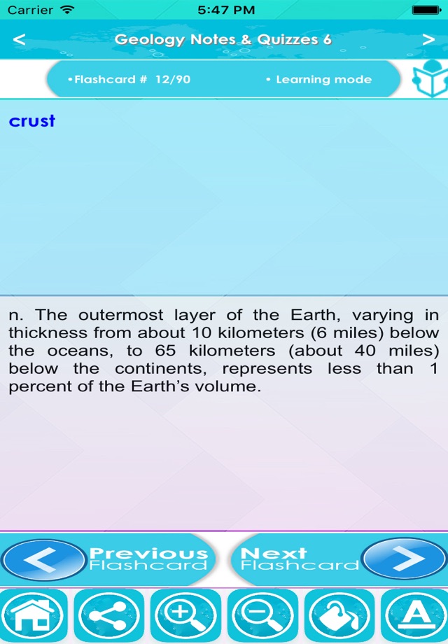 Geology Exam Review App: Q&A screenshot 3