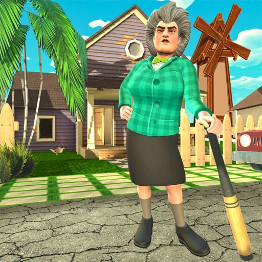Scary Bad Granny Neighbor Game Icon