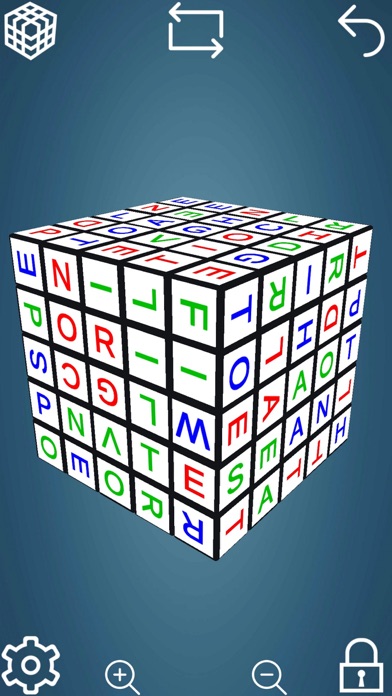 Word Puzzle Cube Screenshot