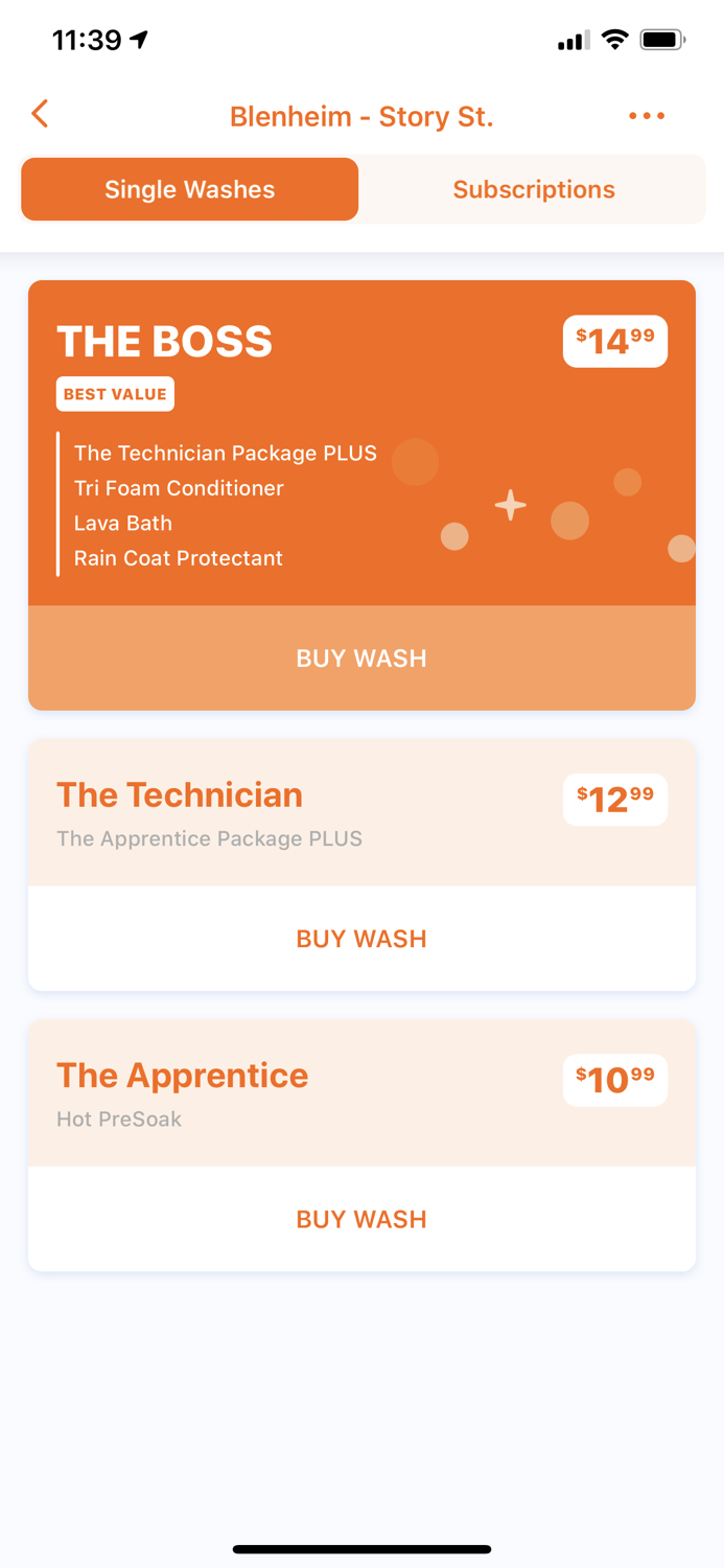 Boss Wash App