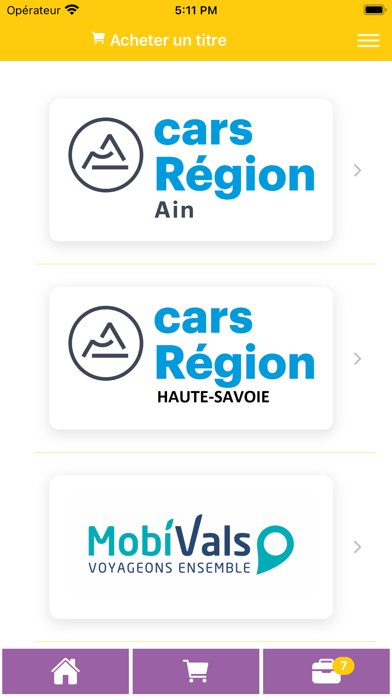 Screenshot #2 pour M-ticket Transports de l'Ain