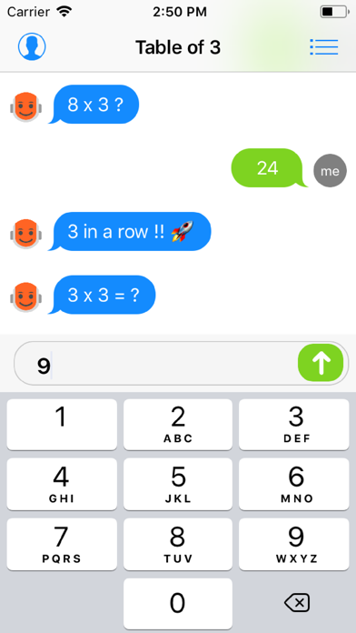 Math Chat - my robot teacherのおすすめ画像1