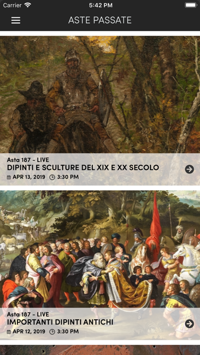 Farsetti Arte Screenshot