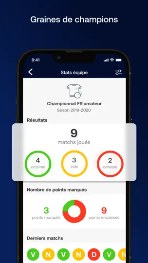 Capture d'écran de SportEasy - Gestion Sportive sur iPhone 7