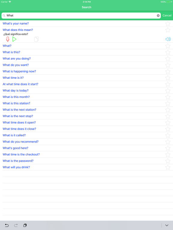 Learn Spanish Language Offline iPad screenshot 7 - Education app
