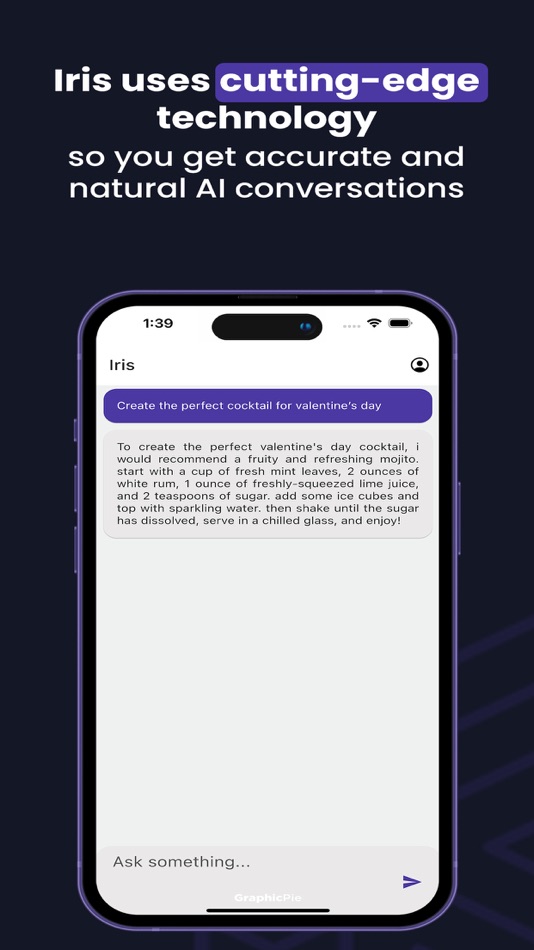 #6. Iris AI - Chat with AI Chatbot (iOS) Podle: Pedro Segura