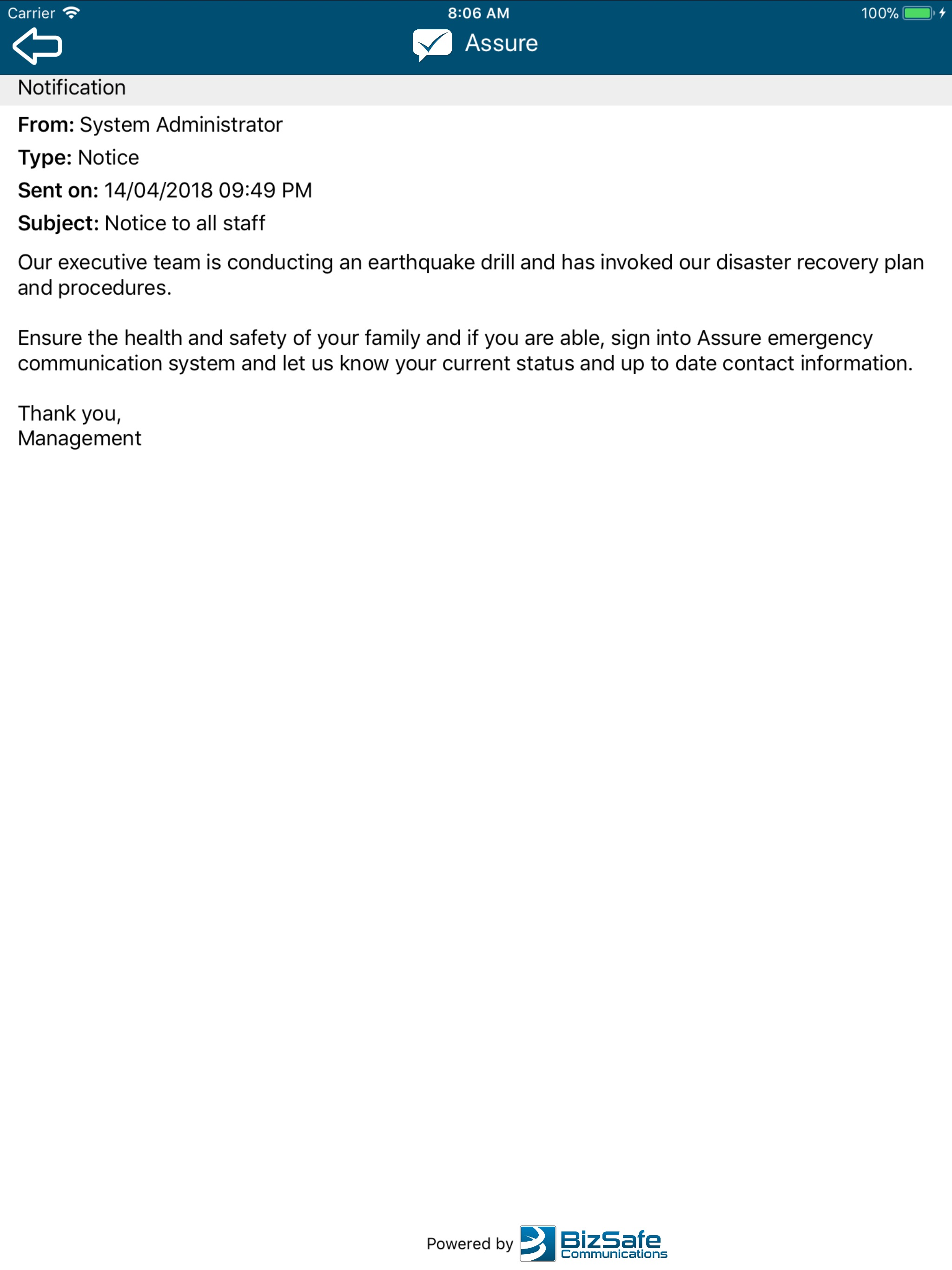 BizSafe Assure