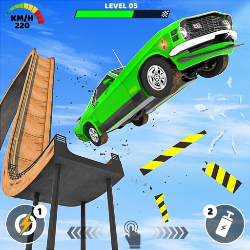 Car Crash High Speed Jump Game iOS App