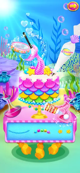 Game screenshot Mermaid Glitter Cupcake Chef hack
