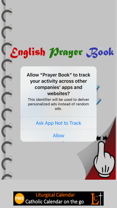 English Prayer Book Screenshot