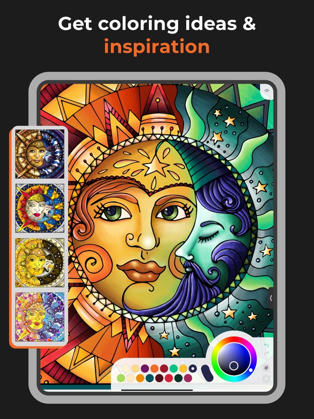 Coque et skin adhésive iPad for Sale avec l'œuvre « Gemmes Coloriage Mandala,  Cristaux Coloriage Adulte, Diamants Coloriage » de l'artiste Anna Grunduls