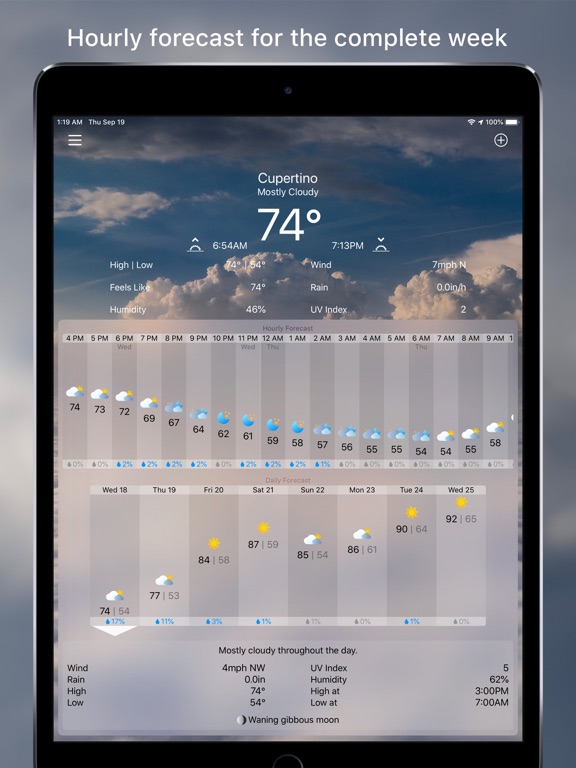 MWeather - Weather Forecastのおすすめ画像2