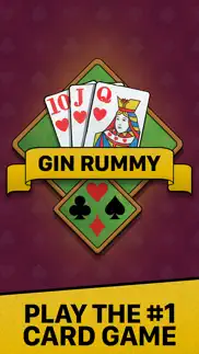 gin rummy card game classic iphone screenshot 1