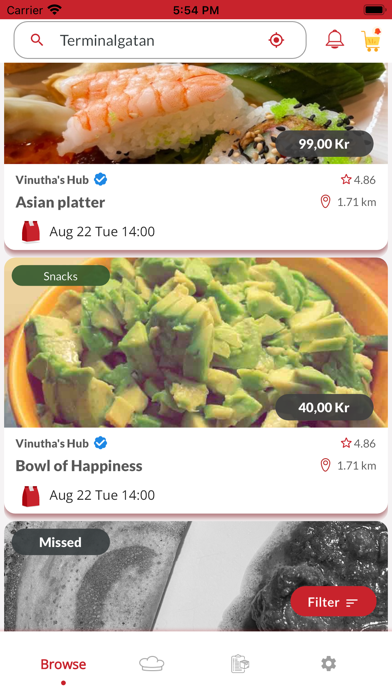 BookMyFood Screenshot