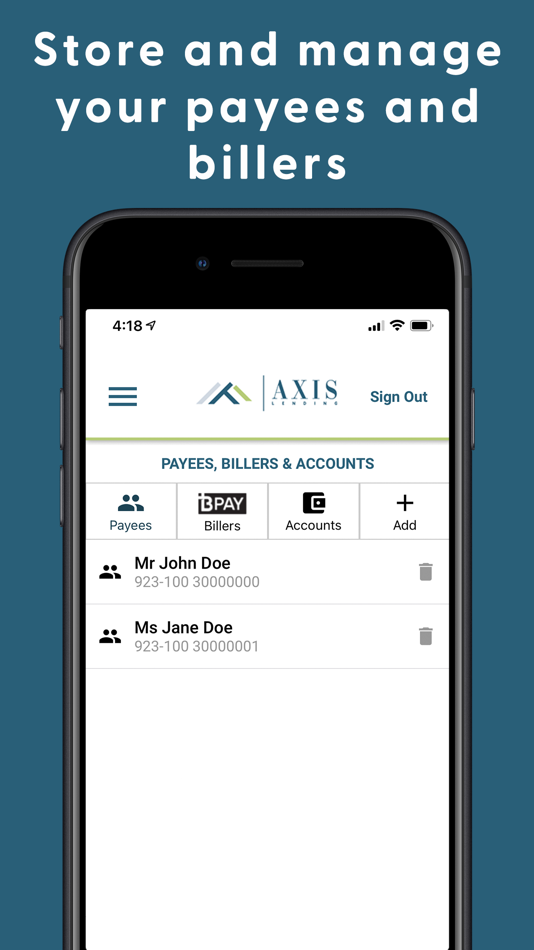 #5. Axis Lending Mobile Access (iOS) By: Origin Mortgage Management Services Pty Ltd